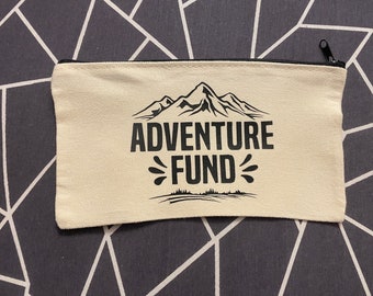 Bolsa de maquillaje con estuche de viaje Canvas Adventure Fund