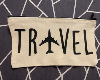 Bolsa de viaje de lona Bolsa de maquillaje