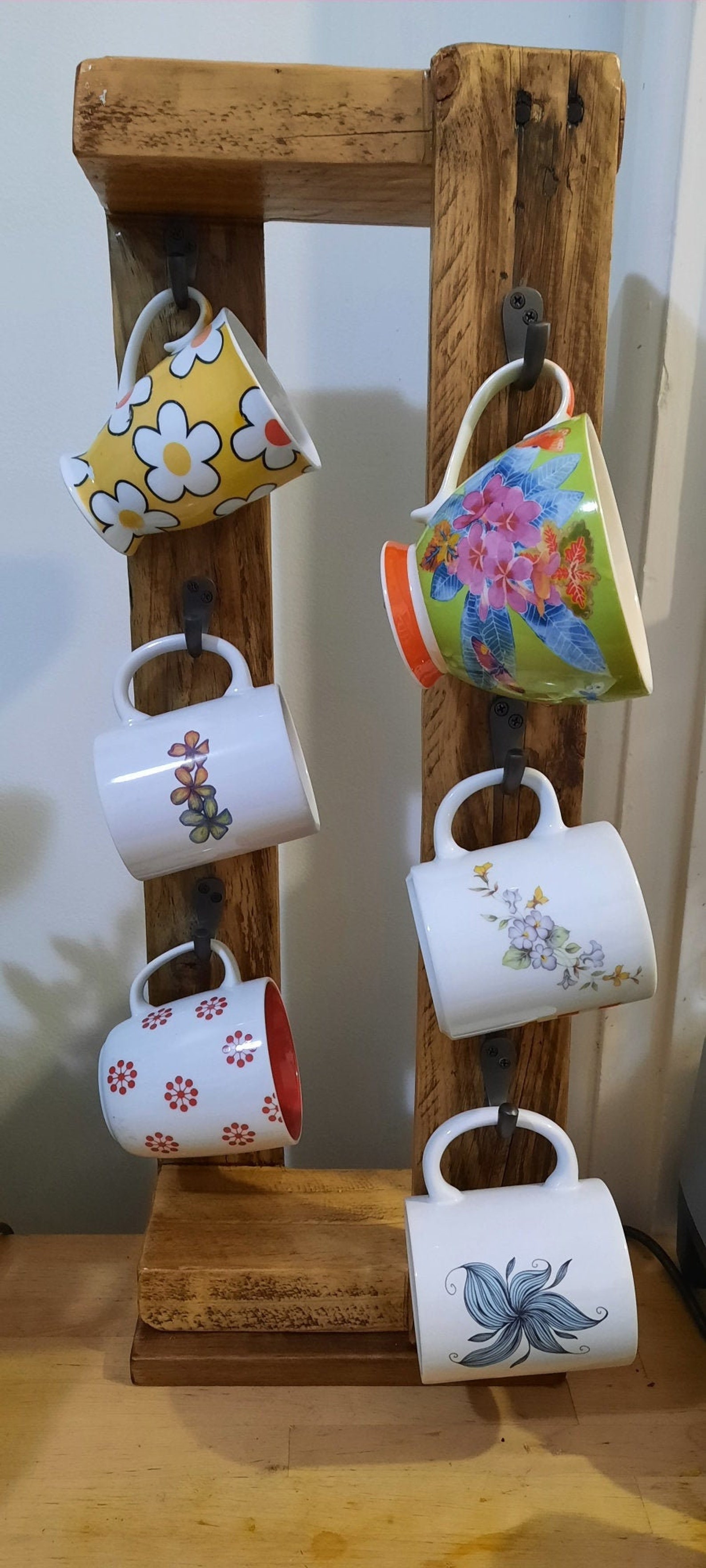 Wooden Pallet Cup Holder reclaimed repurposed coffee cup Etsy