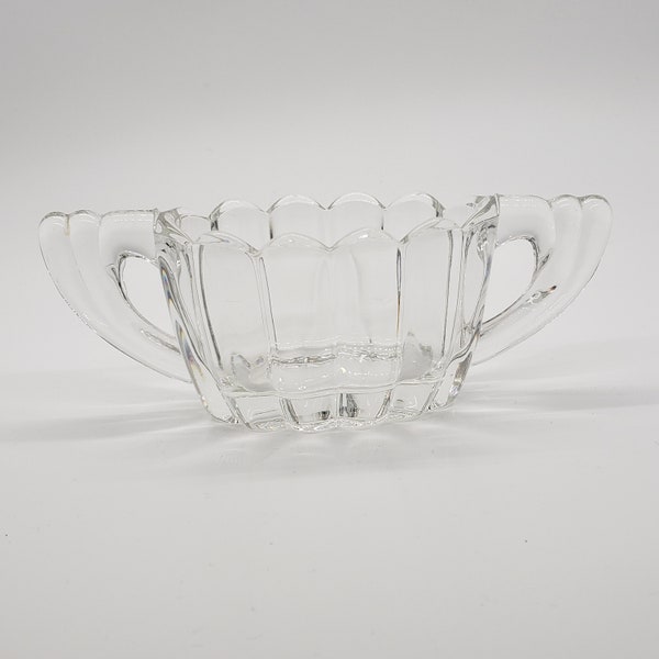 Vintage Heisey Crystolite Glass Sugar Bowl