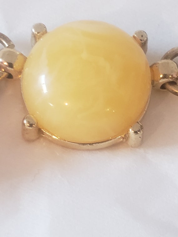Vintage 80s Crown Trifari Choker Necklace Gold Wi… - image 9