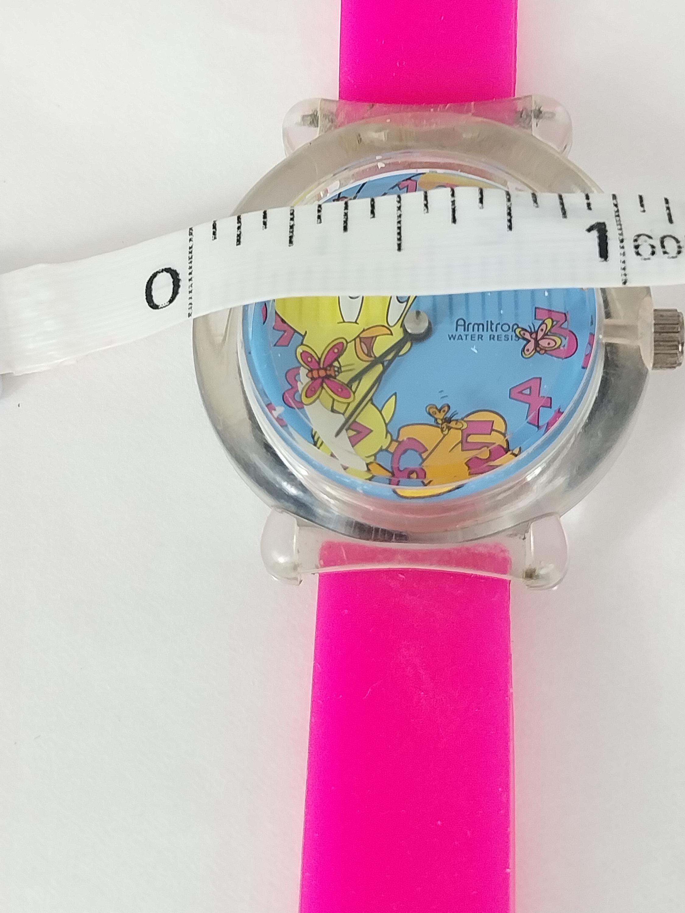 Armitron Pink Looney Tunes Tweety Wristwatch Vintage Armitron Tweety Bird Watch w/a Pink | Mercari main image 4