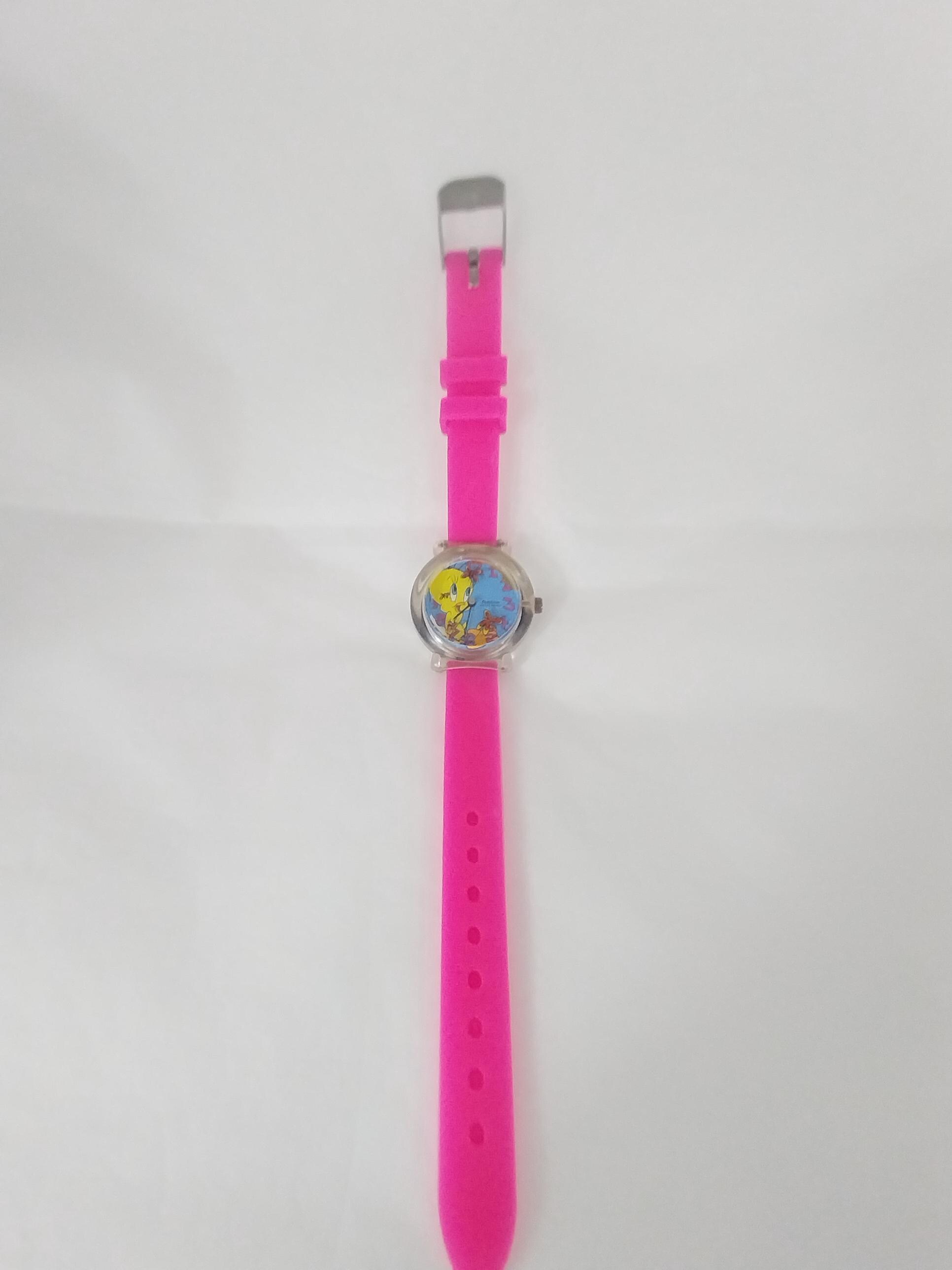 Armitron Pink Looney Tunes Tweety Wristwatch Vintage Armitron Tweety Bird Watch w/a Pink | Mercari main image 2