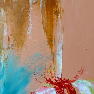 Multicolored Art Abstract Painting Meditation Art Mindfulness Art image 2