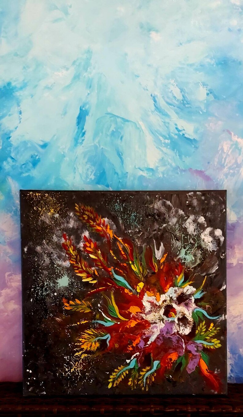 Fluid Acrylic Painting Emotion Art Liquid Acrylic Painting Etsy