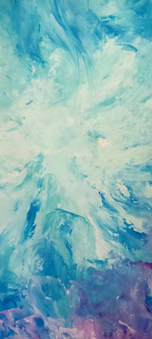 【F4号】good blue(spelling) 油絵 oil painting il_fullxfull.3393951703_2fj5.jpg