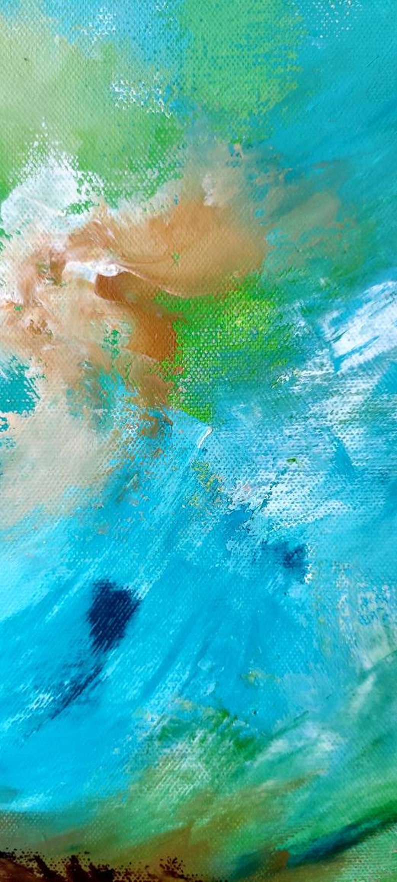 Multicolored Art Abstract Painting Meditation Art Mindfulness Art image 4