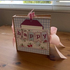 Birthday, Mini Album, Handmade, Birthday Mini Album, Milestone Birthday, Mother’s Day