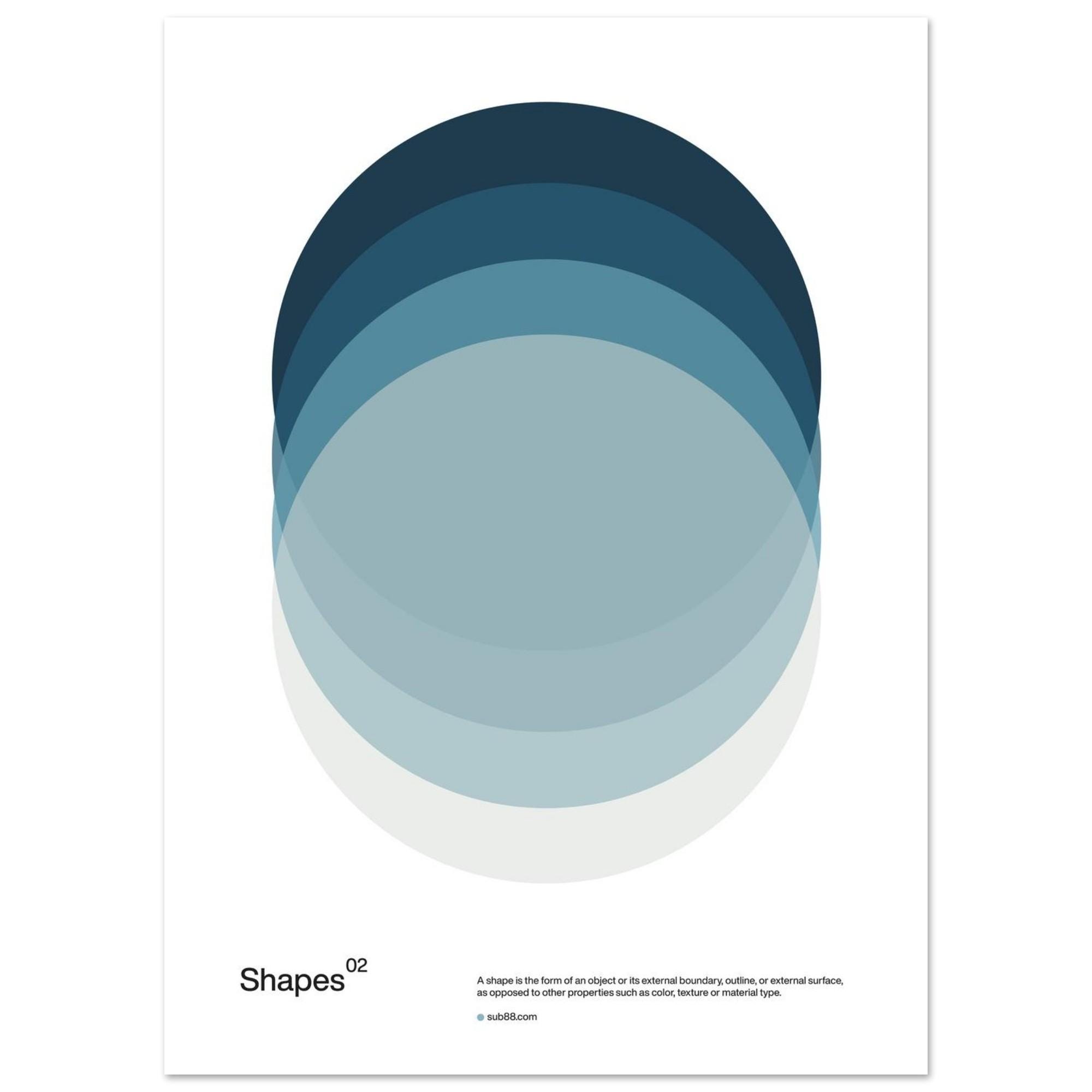 Bauhaus Poster | Minimalist Art Print | Geometric Wall Art | Shapes 02 ...