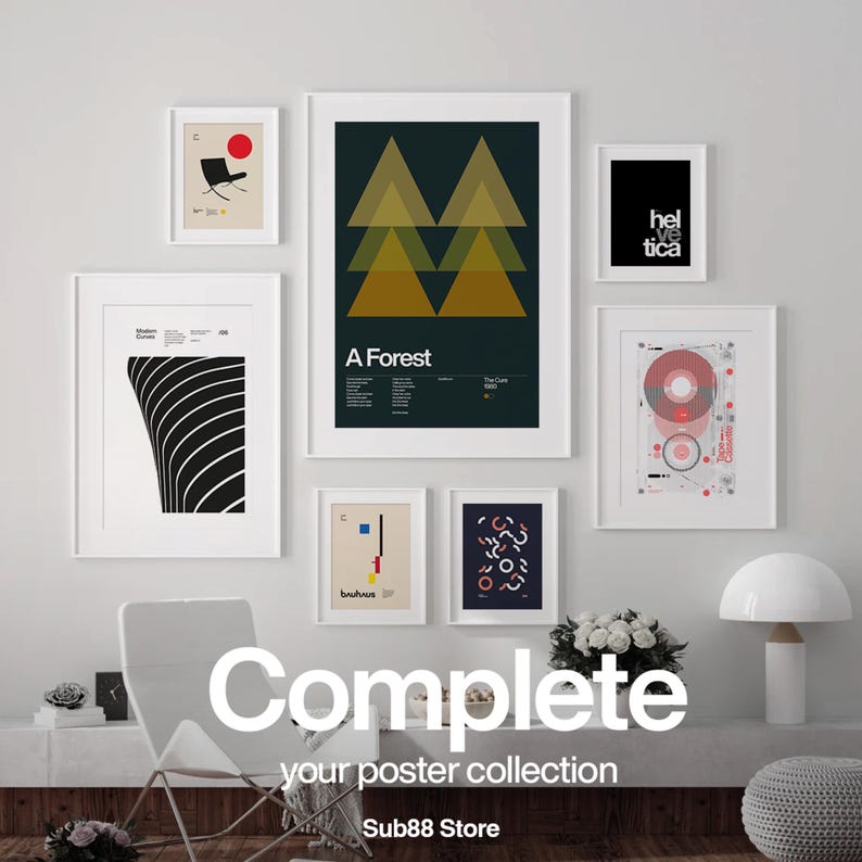 We Are The Robots Print: Minimalist New Wave Music Poster bild 10