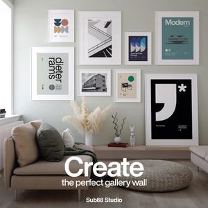 Dieter Rams Poster, 10 Principles of Good Design Print, Modernist Typography Wall Art image 8