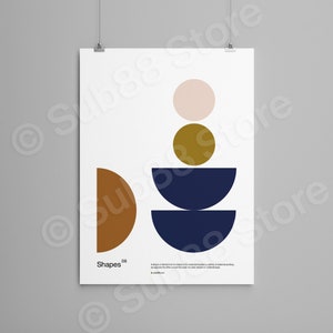 Poster Bauhaus Design and Swiss Graphic Design Shapes 06