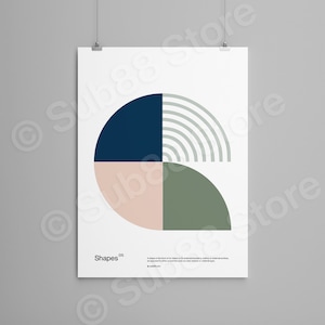 Poster Bauhaus Design and Swiss Graphic Design Shapes 05