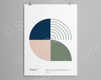 Poster Bauhaus Design and Swiss Graphic Design Shapes 05