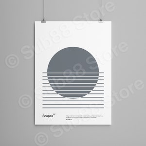 Poster Bauhaus Design and Swiss Graphic Design Shapes 07