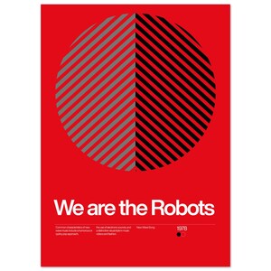 We Are The Robots Print: Minimalist New Wave Music Poster bild 7