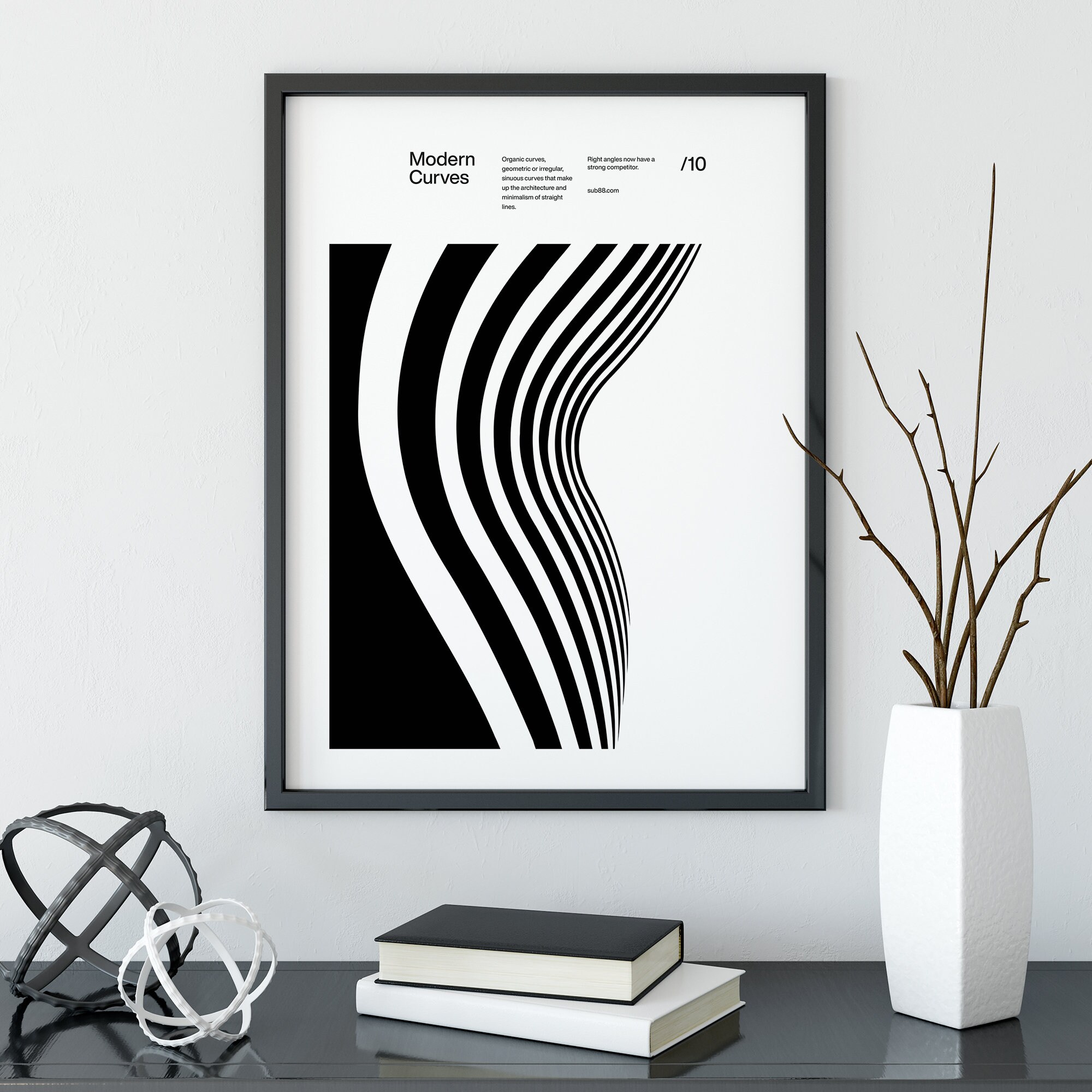 Modern Curves 10 Modern Architecture Design Poster - Etsy