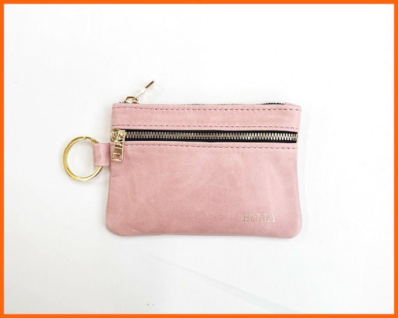 keychain pouch pink