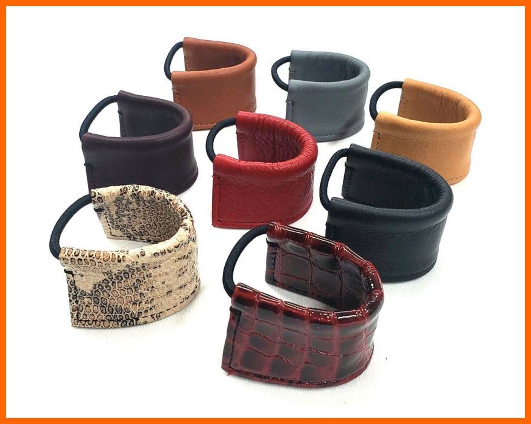 Leather Hair Tie Hair Accessories Hair Tie Leather Hair Etsy