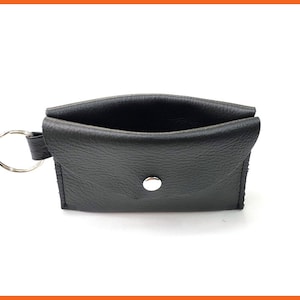 Porte-clés en cuir, Porte-cartes en cuir, Porte-cartes en cuir, Petit portefeuille, Portefeuille en cuir, Idées cadeaux pour Noël