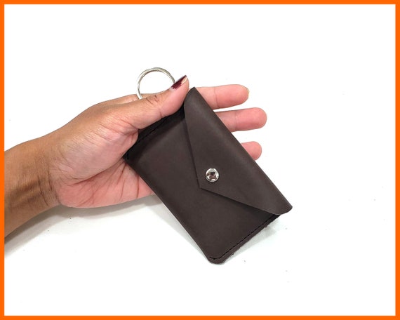 Lanyard Key Chain Keychain Wallet Card Case Slim Pocket Wallet for Women  Credit Card Holder with Keychain 1 Zipper Pocket, 5 Card Slots Key Ring