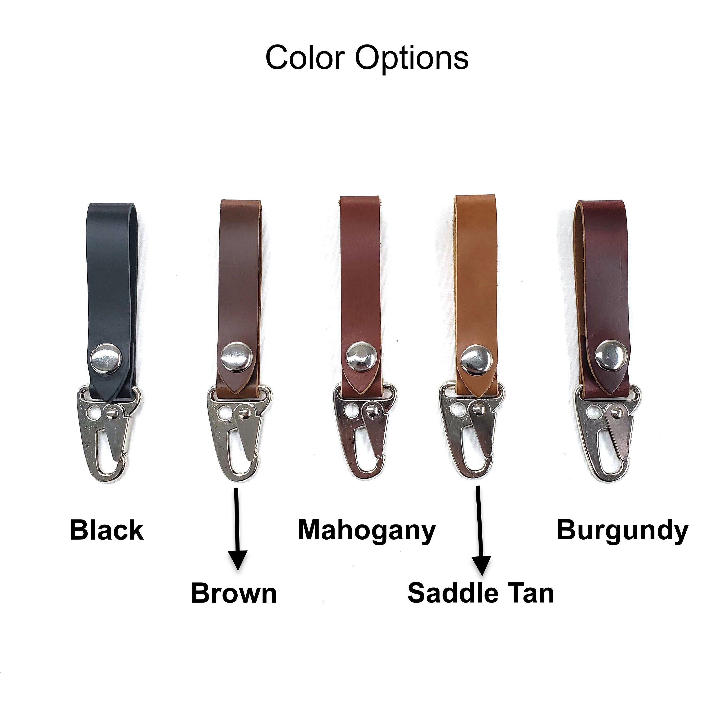 Men's Leather Key Fob Key Fob With Snap Gift Idea for Etsy