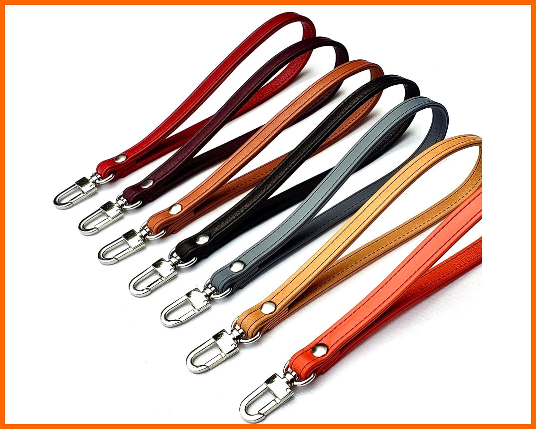 Leather Pouch Strap, Replacement Strap, leather Key Fob, Short Purse Strap, leather Strap, key holder, Wristlet Strap, Christmas Gift Ideas