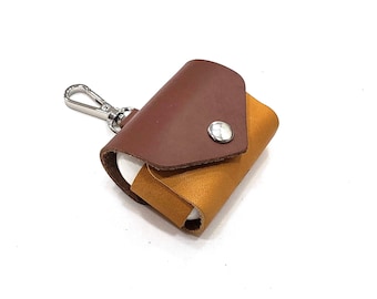 Personalized Leather AirPod Pro Case, Handmade in USA