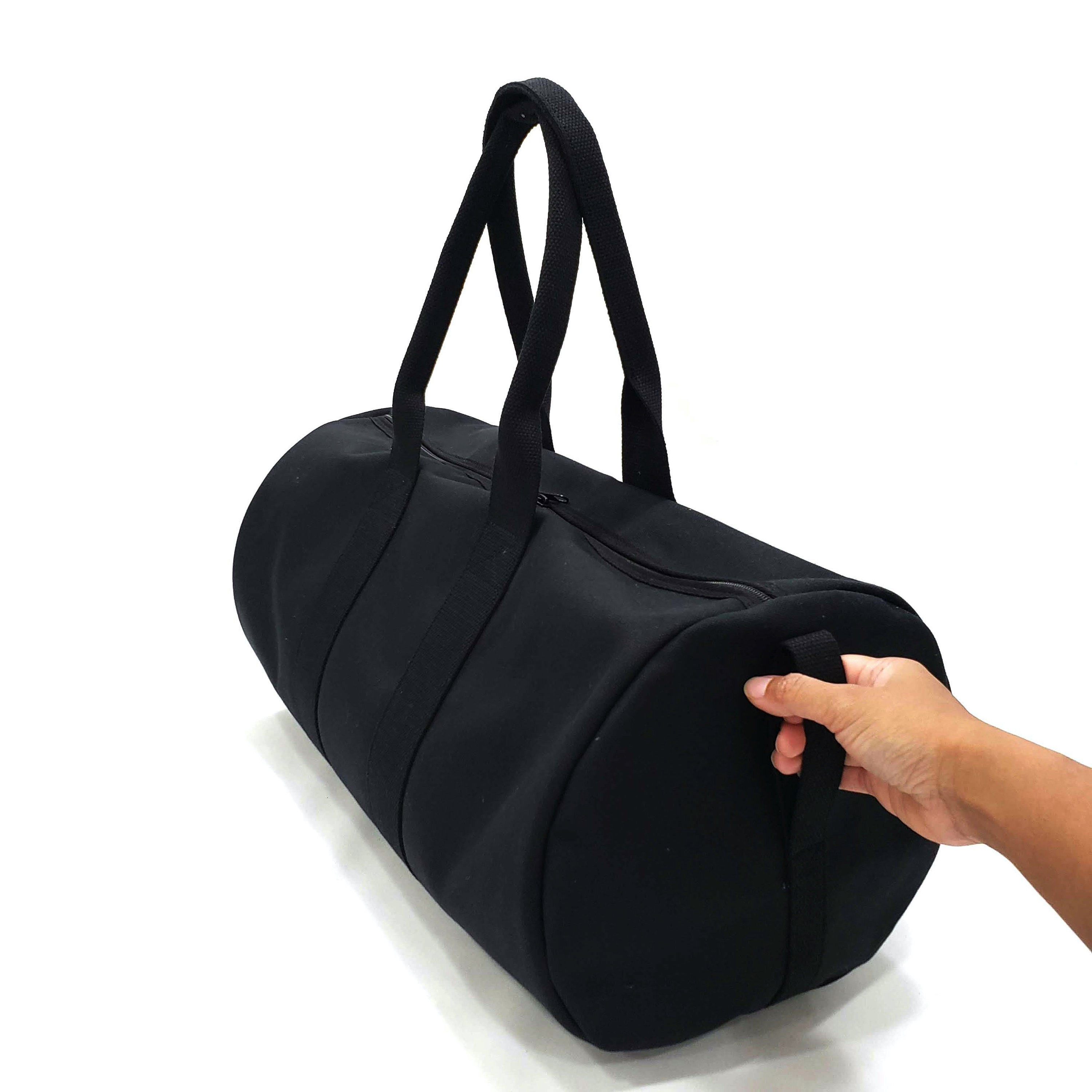 Black canvas duffle bag deals