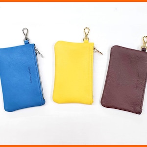 Coin Purse, Leather Keychain Pouch, Personalize gift, Key Pouch, Change Purse, Keychain Wallet, small Pouch, Gift Idea for Women, Gift Ideas