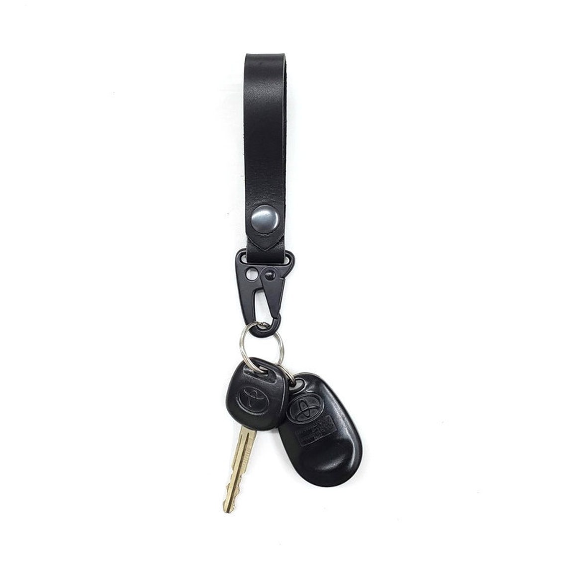 Men's Leather Key Fob Key Fob With Snap Gift Idea for Etsy
