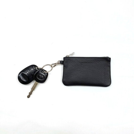 Black Keychain Wristlet Phone Pouch with Wallet | LaVieatrac Black | Gray