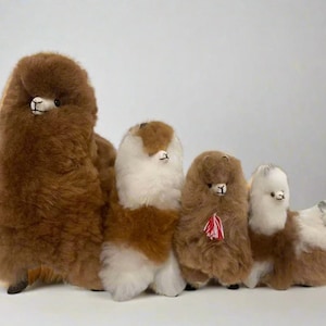 Alpaca Fluffies, Stuffed Animals, All-Natural Stuffy - Handmade - Llama, Sensory Toy, Super Soft