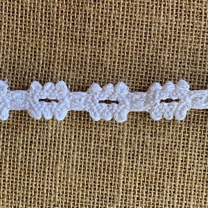 Trim Lace, white lace, cotton trim