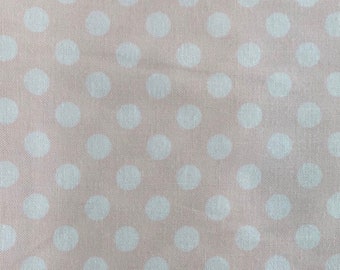 Blush Polka Dot par Mixology Pink White Quilting Fabric 100% Coton Matériel Couture Yardage Fat Quarter