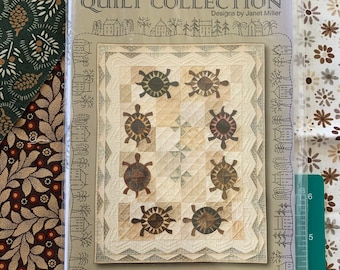56 x 76 Willow Tree Hill Lap Quilt Pattern & Wall Hanging City Stitcher Quilt Collection #18  by Janet Miller 2002 Vintage Pattern