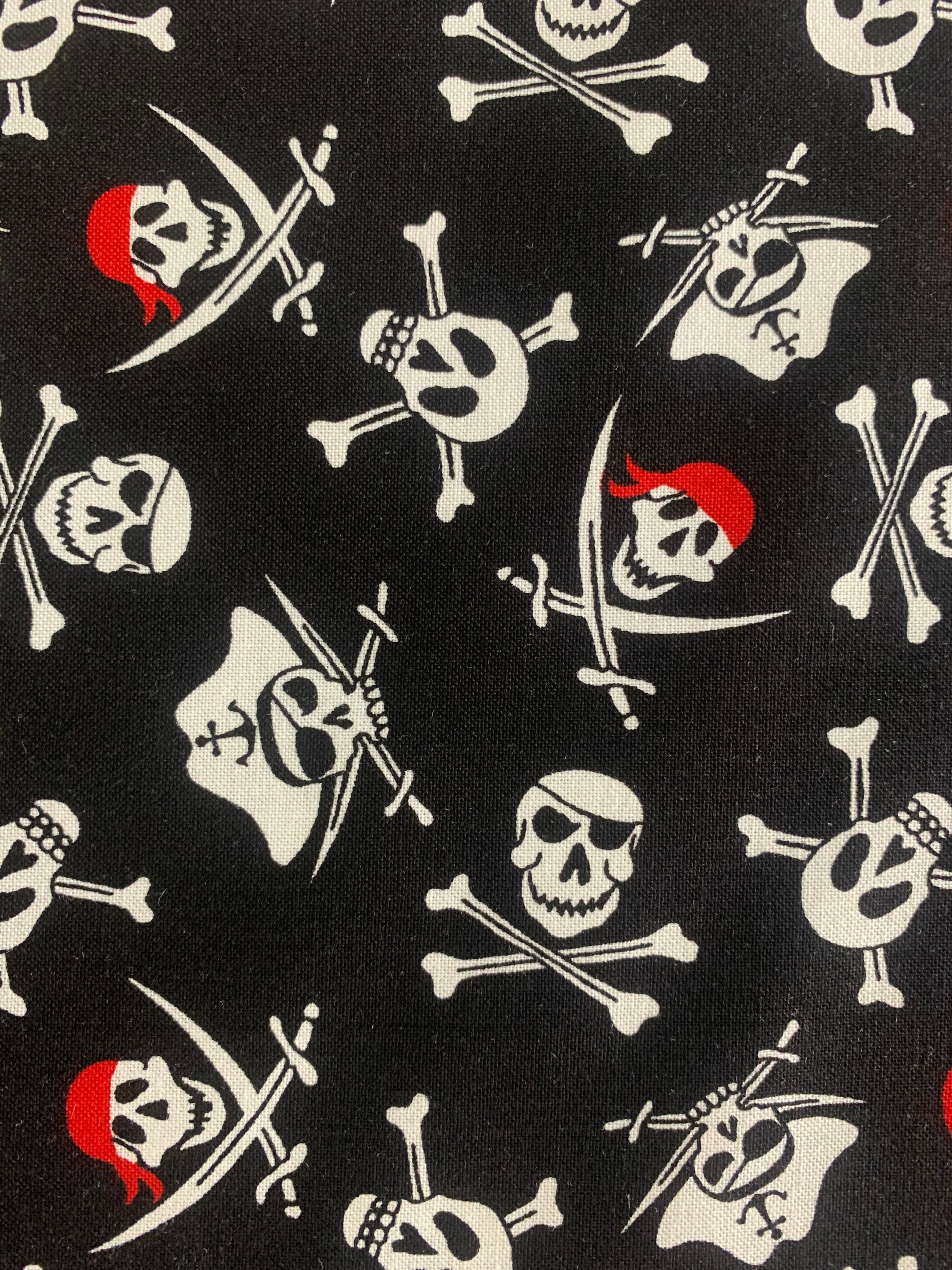 Piraten-Stoff 100% Baumwolle Quilting Qualität Piraten-Stoff