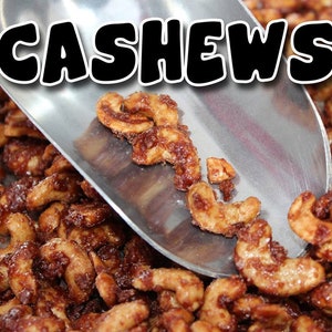 Cinnamon roasted cashews, cashews, cinnamon roasted nuts, snack gift, gift food, gluten free, vegan, Bavarian nuts, gifts, glazed, nuts
