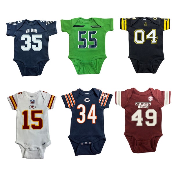 Football Bodysuit Etsy