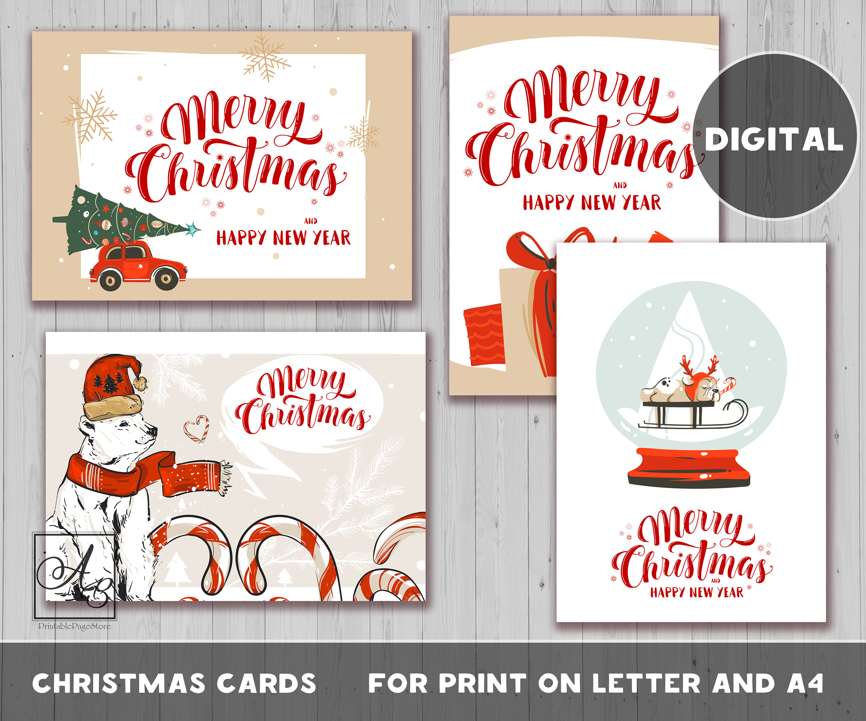 printable-christmas-cards-4-design-variants-digital-files-etsy