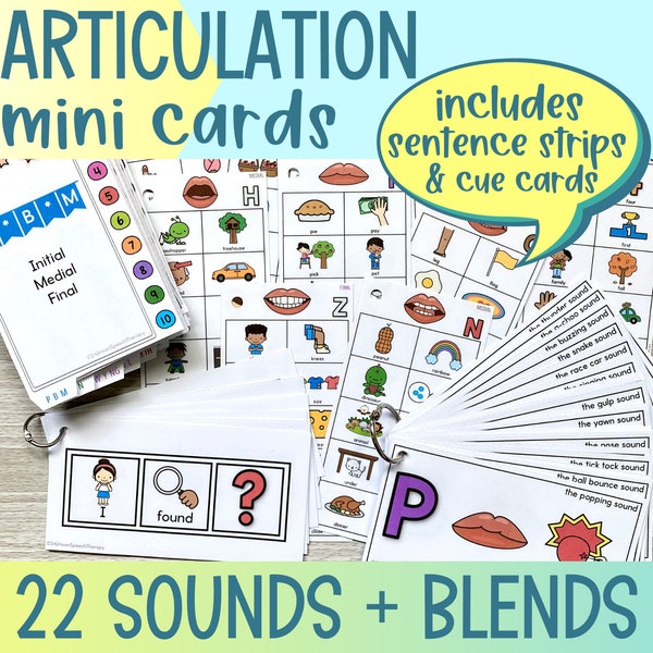 Printable Flashcards Therapy - Etsy