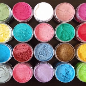 20 Set Of Cosmetic Grade Mica Powder-