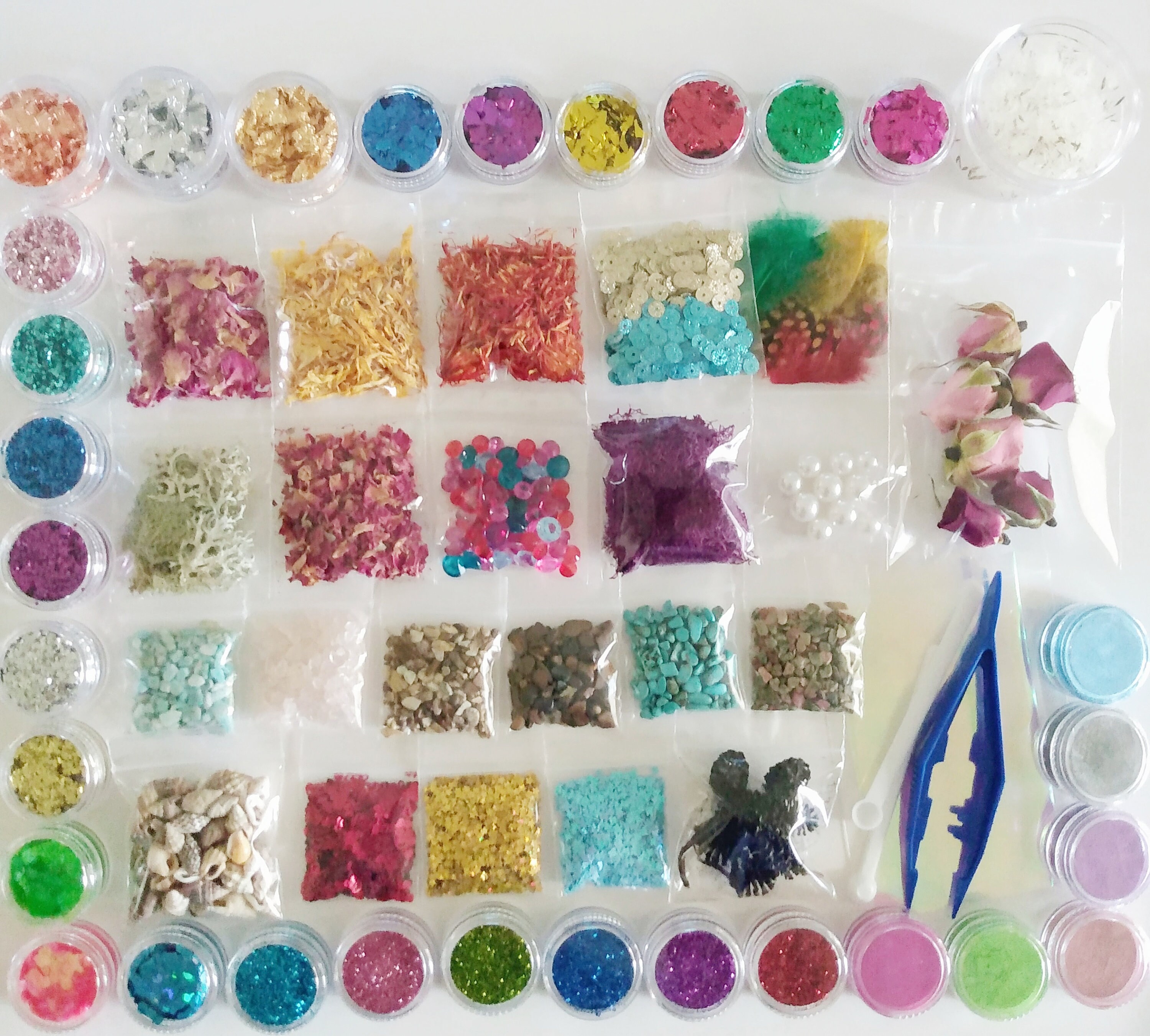 55 Piece Set Resin Jewelry Kit/Resin Jewelry Supply/Resin Etsy