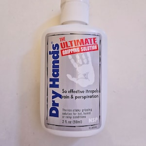 DRY HANDS 2 oz 59ml Sport Grip Powder for Pole Dance, Baseball, Golf Tennis Gym Weight Lifting Weights gymnastics rock climbing Liquid Chalk