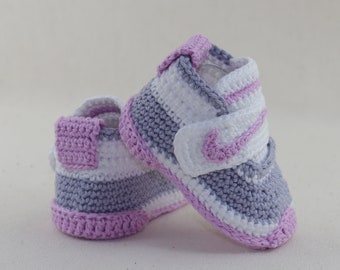 crochet tennis shoes