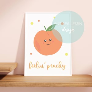 Peach print, feelin peachy