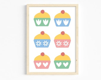 Cupcakes print