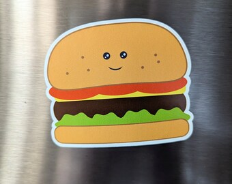 Kawaii cheeseburger magnet