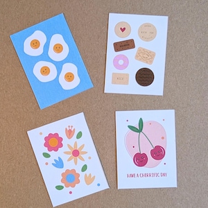 Cute mini prints set of 4