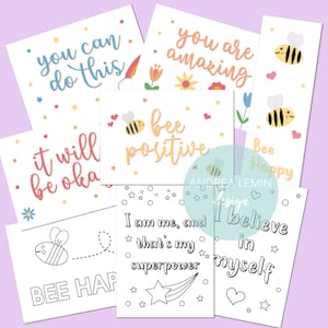Pack pequeño de positividad, postales positivas.